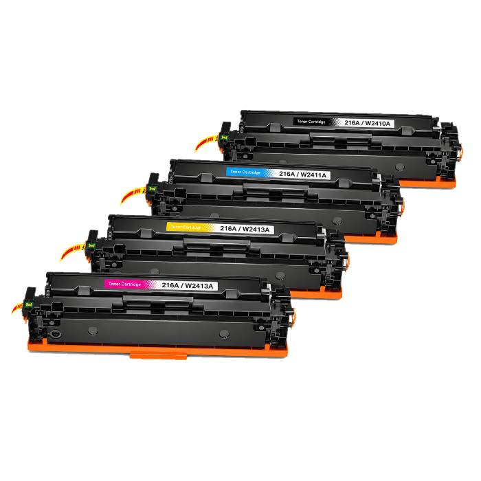 mycartouches Pack B/C/M/Y Pack 4 toners HP 216A compatibles noir, cyan, magenta, jaune — Color LaserJet Pro M182nw, MFP M183fw