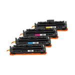 mycartouches Pack B/C/M/Y Pack 4 toners HP 220X compatibles noir, cyan, magenta, jaune — CLJ Pro 4202dn, MFP 4302dw