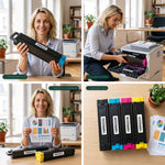 mycartouches Toner/Laser B/C/M/Y Pack 4 Toners Xerox 6600 Noir Cyan Magenta Jaune — Phaser 6600 DN, WorkCentre 6605