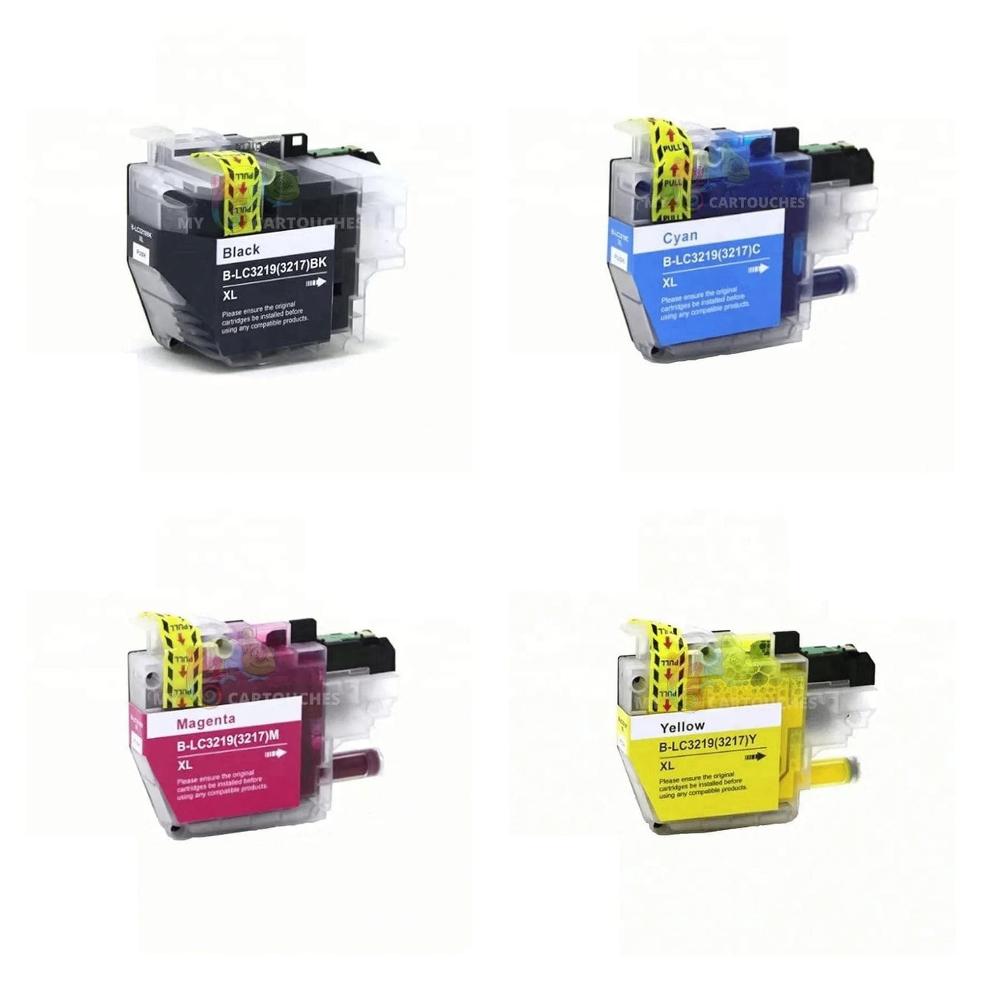mycartouches Pack B/C/M/Y Pack 5 Cartouches Brother LC-3219 XL: MFC-J5330DW, MFC-J5930DW