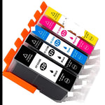 mycartouches Pack B/C/M/Y Pack 5 Cartouches Canon PGI-520 CLI-521 Noir Cyan Magenta Jaune — PIXMA iP4700, MP560