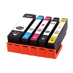 mycartouches Pack B/C/M/Y Pack 5 Cartouches Epson 33 XL Orange Noir Cyan Magenta Jaune — Expression Premium XP-530, XP-630