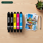 mycartouches Pack B/C/M/Y Pack 5 Cartouches Epson 603 XL: XP-2100, XP-3100, WF-2830