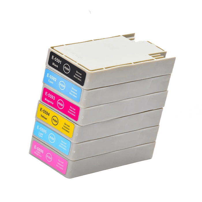 My Cartouches Jet d'encre Pack 6 Couleurs / Pack / PACK-COMP-T559X-6C Pack 6 Cartouches Compatible Epson T5591-T5596