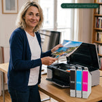 My Cartouches Jet d'encre Pack 6 Cartouches Epson T0797 (Hibou) — Stylus Photo 1400, P50, PX650