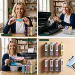 mycartouches Jet d'encre Bk.C.M.Y / Epson (Grenouille) Pack 8 Cartouches Epson Grenouille T0540: Stylus Photo R800, R1800