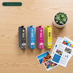 mycartouches ads Jet d'encre B.C.M.Y / Black 600 Pages . Cyan 600 Pages . Magenta 600 Pages . Yellow 600 Pages / Piments Pack Cartouches Epson 503 XL Noir Cyan Magenta Jaune — XP-5200, WF-2960DWF