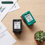 mycartouches ads Pack C/M/Y Pack Cartouches HP 337 Noir HP 343 Couleur — Photosmart C4180, DeskJet 5940