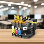 mycartouches Jet d'encre B/Y/C/M / 2400 pages Noir / LC225XL Pack de 4 Cartouche d'encre Brother LC225 XL Compatible