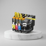 mycartouches Jet d'encre B/Y/C/M / 2400 pages Noir / LC225XL Pack de 4 Cartouche d'encre Brother LC225 XL Compatible