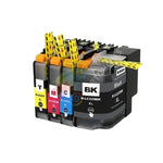 mycartouches Jet d'encre B/Y/C/M / 2400 pages Noir / LC225XL Pack de 4 Cartouche d'encre Brother LC225 XL Compatible