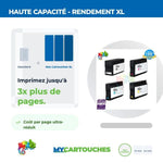 mycartouches ads Pack B/C/M/Y Pack De 4 Cartouches Compatibles HP 932 / 933 XL