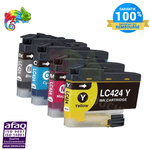 My Cartouches Jet d'encre B.C.M.Y / 750 Pages Pack de 4 Cartouches d'encre Brother LC-424 B.C.M.Y   Compatible brother DCP-J1200DW (Copie)