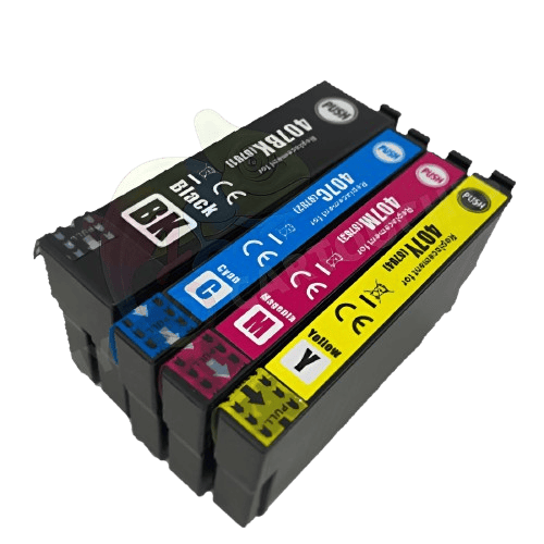 MyCartouches Jet d'encre Pack de 4 Cartouches d'encre Epson ( Clavier ) 407   Epson  Compatible