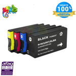mycartouches ads Jet d'encre B.C.M.Y / BK 2000 pages/CL 1600 pages / H963XL/967XL /  3JA30AE Pack de 4 cartouches HP 963/967 XL - B,C,M,Y - Niveau d'encre (Copie)