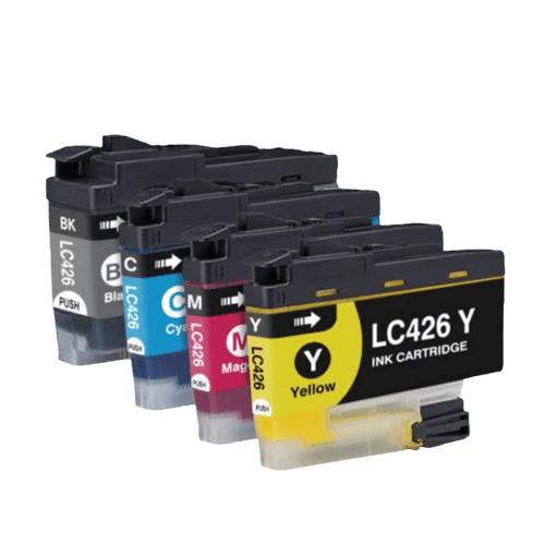 mycartouches Jet d'encre B.C.M.Y / Black: 3 000 Pages / Lc426 Pack de 4 Cartouches LC-426 BROTHER LC-426 Compatible