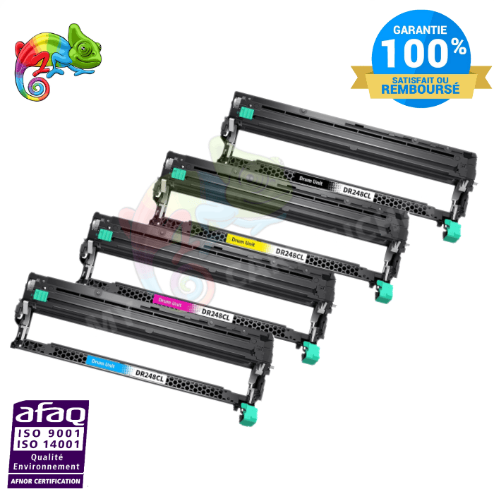 MyCartouches Tambours Pack de 4 Tambour(DRUM) Pour Brother TN 248XL Brother ( DCP-L 3515 CDW..... ) Compatibles (Copie)