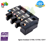 mycartouches Toner/Laser Pack de 4 Toner lasers Epson Aculaser C1700 - CX17