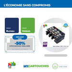 mycartouches ads Toner/Laser B.C.M.Y / C1700 Pack de 4 Toner lasers Epson Aculaser C1700 - CX17