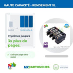 mycartouches ads Toner/Laser B.C.M.Y / C1700 Pack de 4 Toner lasers Epson Aculaser C1700 - CX17