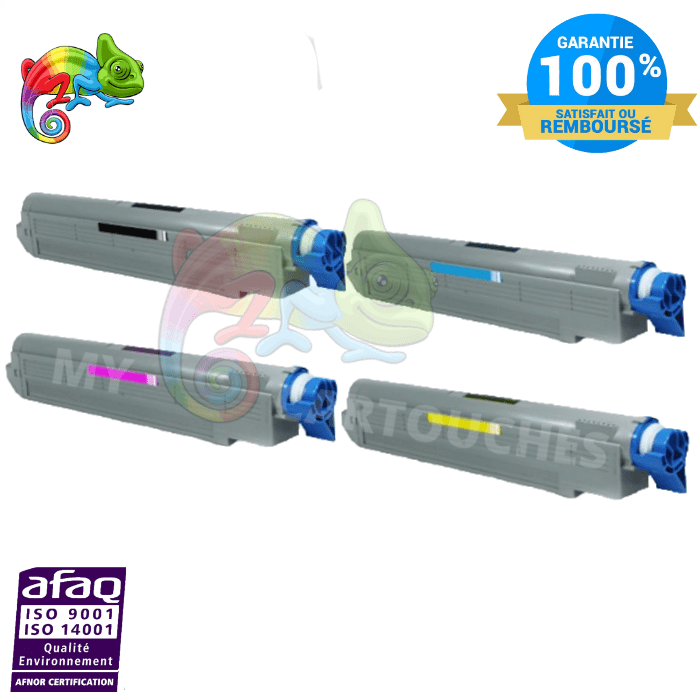 mycartouches Toner/Laser Pack de 4 Toner  Xerox Phaser 7400  compatible ( B/C/M/Y ) 106R01080/79/78/77