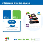 mycartouches Pack B/C/M/Y Pack de 4 Toners Compatibles Brother TN 326 ( PLB326X4)