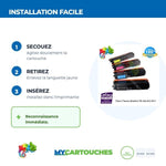 mycartouches Pack B/C/M/Y Pack de 4 Toners Compatibles Brother TN 326 ( PLB326X4)