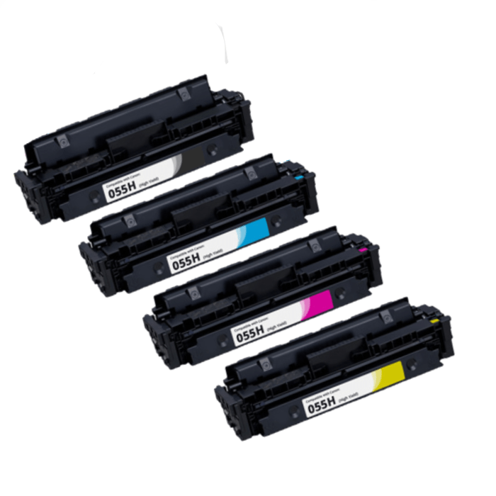 mycartouches Pack B/C/M/Y Pack De 4 Toners Compatibles Canon 055H (PLC055HX4)