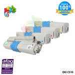 mycartouches Pack B/C/M/Y Pack De 4 Toners Compatibles Pour Oki C510