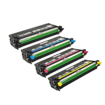 mycartouches Pack B/C/M/Y Pack 4 toners Dell 3110 compatibles noir, cyan, magenta, jaune — Dell 3110 cn, Dell 3115 cn