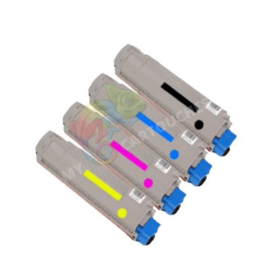 mycartouches Toner/Laser B.C.M.Y / OKI MC 851 / MC 861 / MC 862 Pack de 4 Toners Laser Compatible Pour  OKI MC 851/ MC 861 / MC 862