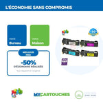 mycartouches ads Toner/Laser B/C/M/Y / Noir:3 000 Pages / Xerox Phaser:6500/6505 Pack de 4 toners laser Xerox Phaser  6500/6505  compatible