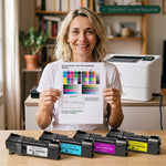 mycartouches ads Toner/Laser B/C/M/Y / Noir:3 000 Pages / Xerox Phaser:6500/6505 Pack de 4 toners laser Xerox Phaser  6500/6505  compatible