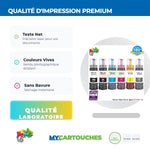 mycartouches eco-tank Pack de 6  Flacon d'encre Epson ECO-TANK 114 Compatible