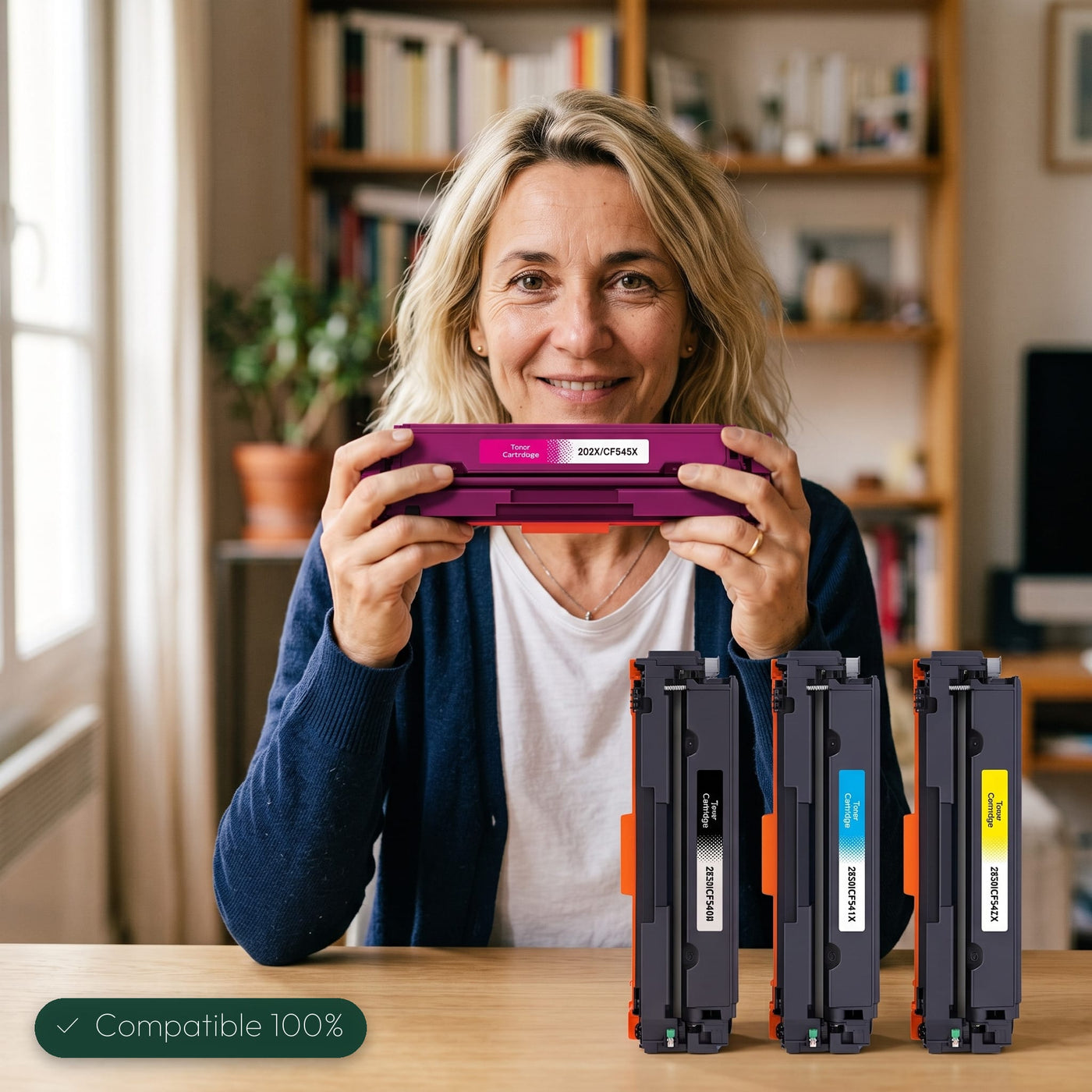 mycartouches Pack B/C/M/Y Pack Toners HP 203X Noir Cyan Magenta Jaune — Color LaserJet Pro M254dw, M281fdw