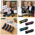 mycartouches ads Toner/Laser B/C/M/Y Pack Toners Xerox Phaser 6510 Noir Cyan Magenta Jaune — Phaser 6510DN, WorkCentre 6515DN