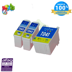 My Cartouches Jet d'encre Pack x 3 Jet d'encre Équivalent Epson T0401/T0410 - Black/Tricolor