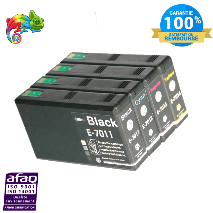 My Cartouches Jet d'encre Pack x 4 Cartouche Compatible Epson T701