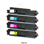 mycartouches Toner/Laser B.C.M.Y / 6 000 Pages / TN900 Packs de 4 Toners Brother TN 900  Brother ( MFC-L 9500 Series ..... )  Compatible
