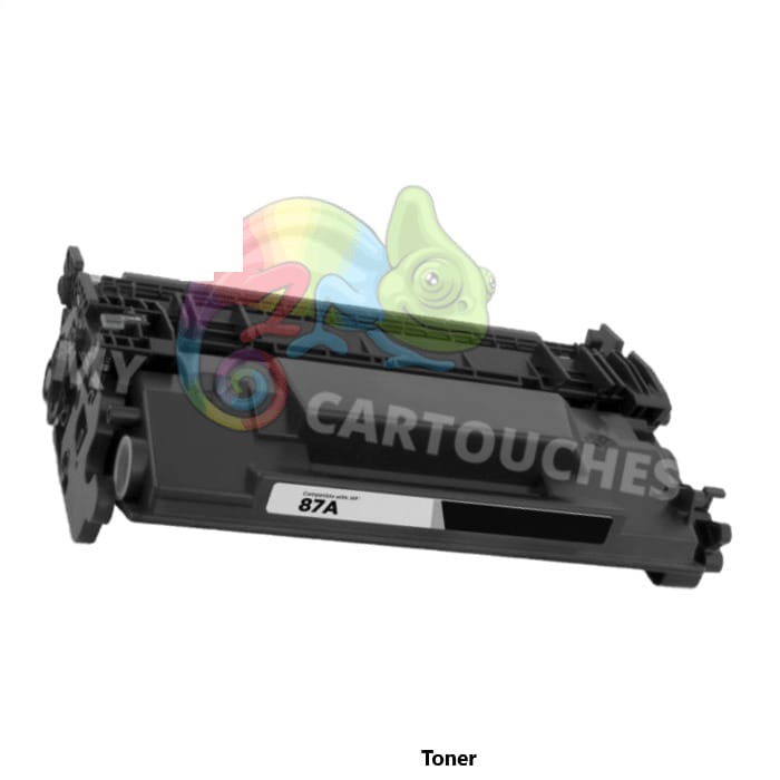 mycartouches Toner/Laser Black / 9 000 Pages / CF287A Toner Laser Pour  HP 87A  Noir Toner laser HP (CF287A) Compatible