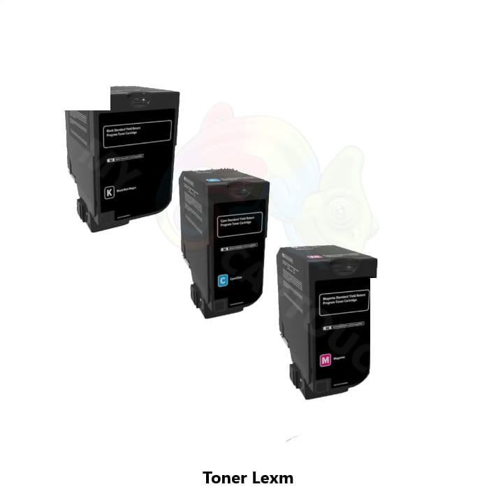 MyCartouches Toner/Laser B/C/M/Y / 7 000 Pages / 74C2SK0 Pack 4 Toners Lexmark CS720 / CS725 / CX725 BCMY