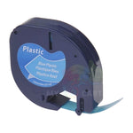 Etiquettes - Dymo dymo Ruban Étiquette Dymo S0721650 Bleu 12mm x 4m: LetraTag LT 100H, LT 100T