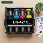 mycartouches Tambours B.C.M.Y / 50 000 Pages / DR-421 / DR-423 Tambour Brother DR-421CL Pack 4 Pas Cher