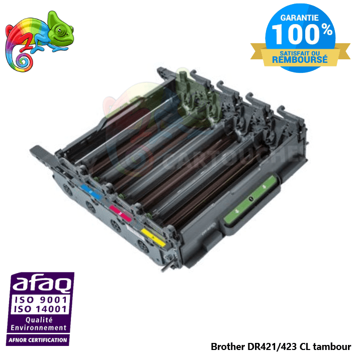 mycartouches Tambours B.C.M.Y / 50 000 Pages / DR-421 / DR-423 TAMBOUR COMPATIBLE Pour  BROTHER dr 421 / 423 / DCP-L8410 / HL-L8260 / HL-L8360 / MFC-L8690 / MFC-L8900