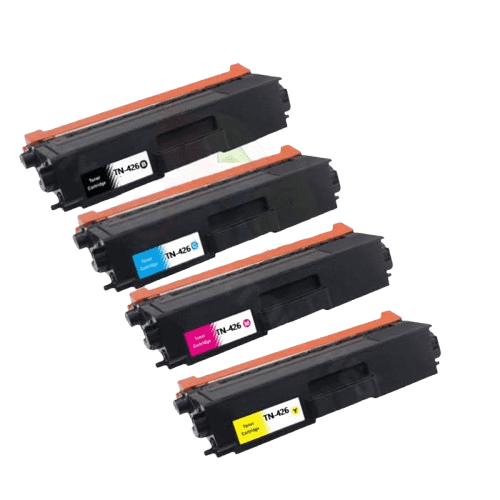 mycartouches Toner/Laser B.C.M.Y / 6 500 Pages / TN-426 TN 426 -Packs de 4 Toners  Brother Compatible - 9000 Pages