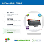 mycartouches Toner/Laser Black / 2600 Pages / LB2120 Toner Brother TN-2120 TN2120 pour DCP-7030 DCP-7040 DCP-7045N HL-2140