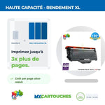 mycartouches Toner/Laser Black / 2600 Pages / LB2120 Toner Brother TN-2120 TN2120 pour DCP-7030 DCP-7040 DCP-7045N HL-2140