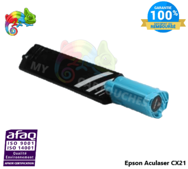 mycartouches Toner/Laser Toner Compatible  Pour Epson Aculaser CX21 Cyan ( C13S050318 )