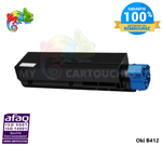 mycartouches Toner/Laser Black / 7000 / LOB412 Toner Compatible Pour  OKI B412  Noir ( 45807106 )