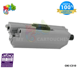 mycartouches Toner/Laser Black / 3500 pages / LOC310BK Toner Compatible  Pour OKI C 310 Noir ( 44469803 )